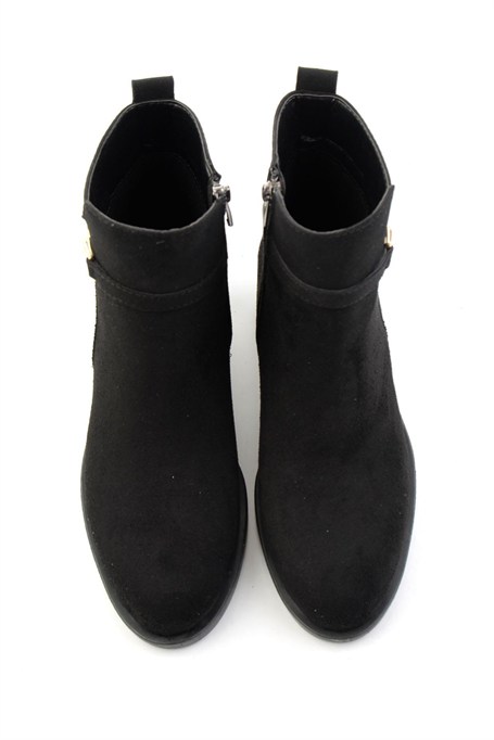 Siyah Süet  Kadın Bot & Bootie K02823052172