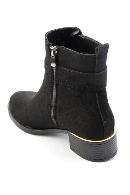 Siyah Süet  Kadın Bot & Bootie K02823052172