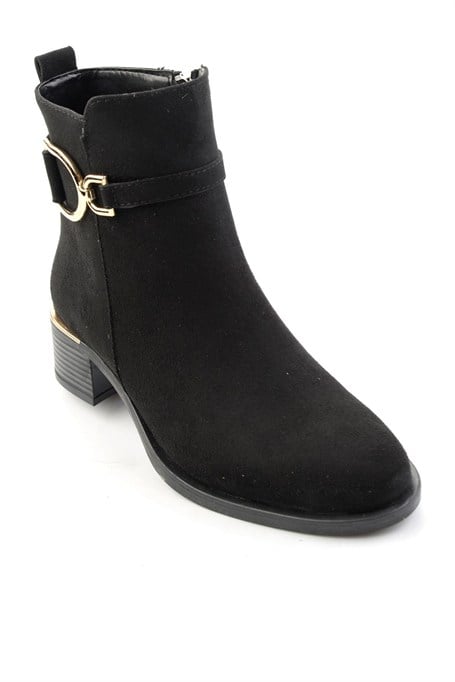 Siyah Süet  Kadın Bot & Bootie K02823052172