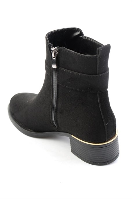Siyah Süet  Kadın Bot & Bootie K02823052172