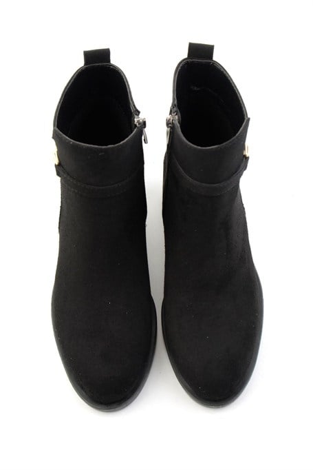 Siyah Süet  Kadın Bot & Bootie K02823052172