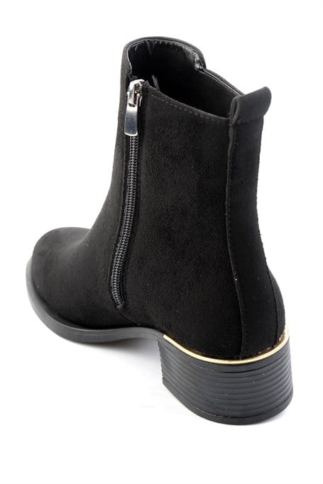 Siyah Süet  Kadın Bot & Bootie K02823350072