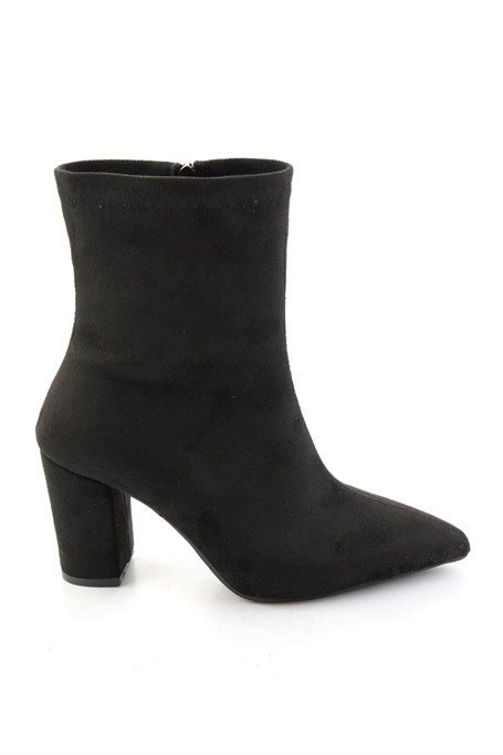 Siyah Süet  Kadın Bot & Bootie K02823510072