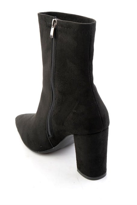 Siyah Süet  Kadın Bot & Bootie K02823510072