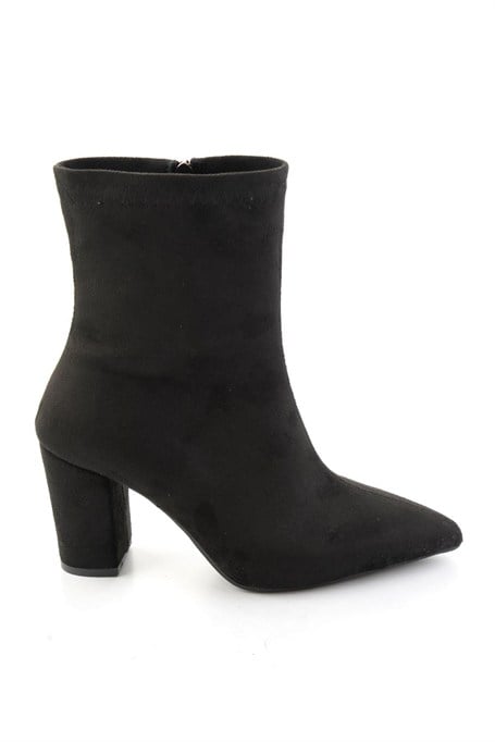 Siyah Süet  Kadın Bot & Bootie K02823510072