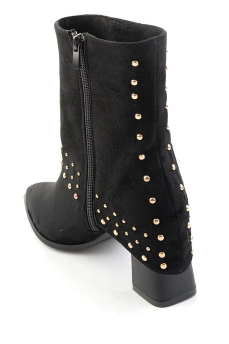 Siyah Süet  Kadın Bot & Bootie K02843010272