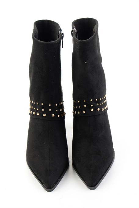 Siyah Süet  Kadın Bot & Bootie K02843010272