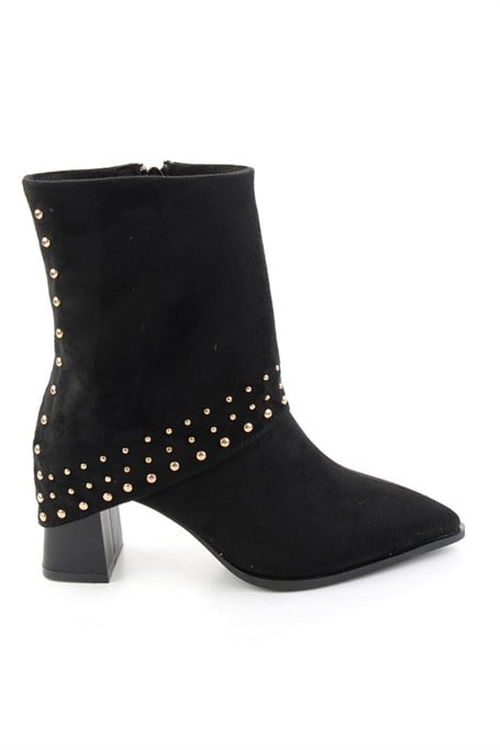 Siyah Süet  Kadın Bot & Bootie K02843010272