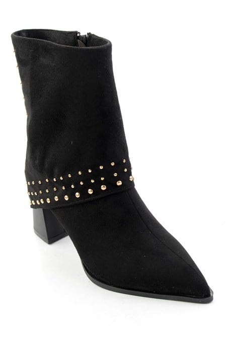 Siyah Süet  Kadın Bot & Bootie K02843010272