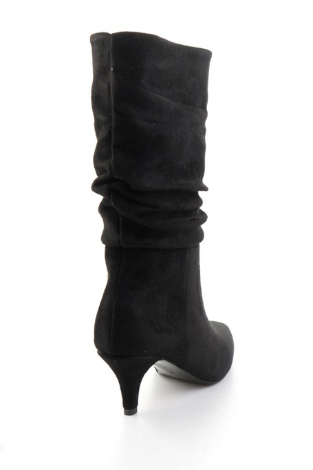 Siyah Süet  Kadın Bot & Bootie K03953465172
