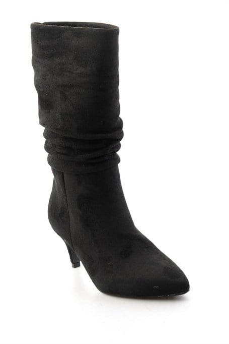 Siyah Süet  Kadın Bot & Bootie K03953465172