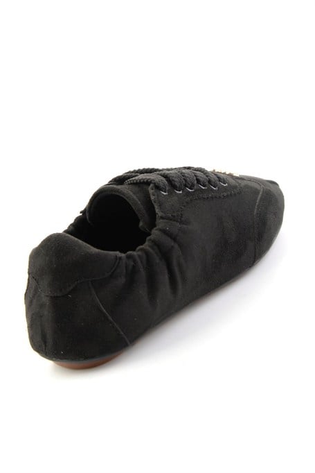 Siyah Süet  Kadın Sneaker K01235044672