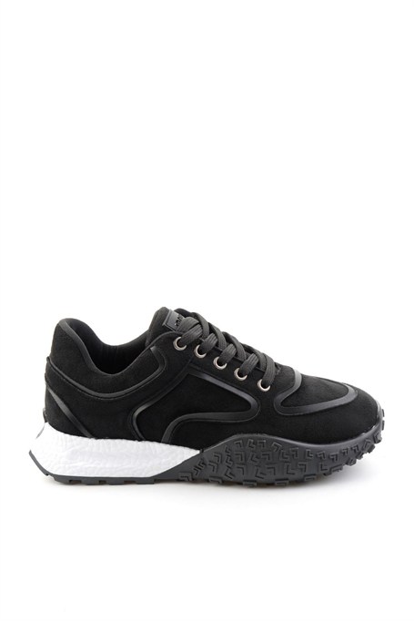 Siyah Süet  Kadın Sneaker K01313003272