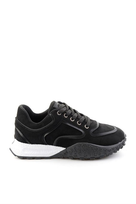 Siyah Süet  Kadın Sneaker K01313003272