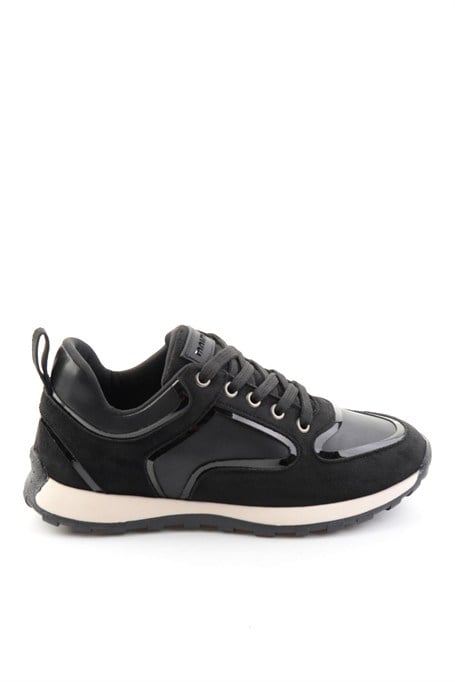 Siyah Süet  Kadın Sneaker K01313004372