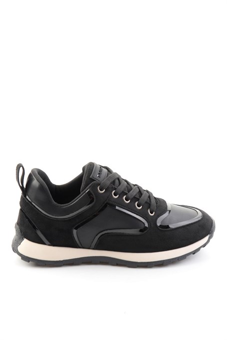 Siyah Süet  Kadın Sneaker K01313004372