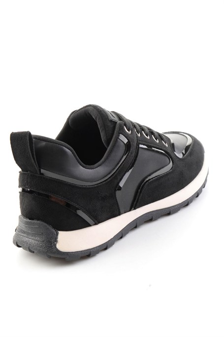 Siyah Süet  Kadın Sneaker K01313004372