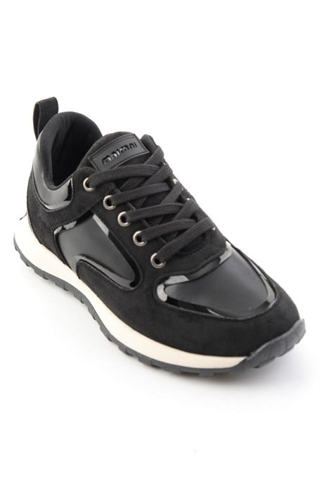 Siyah Süet  Kadın Sneaker K01313004372