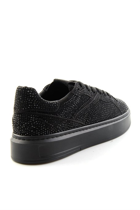 Siyah Süet  Kadın Sneaker K01791072772