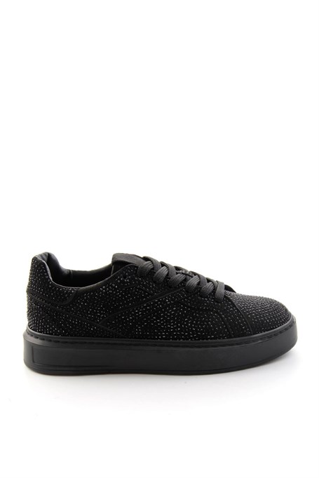Siyah Süet  Kadın Sneaker K01791072772
