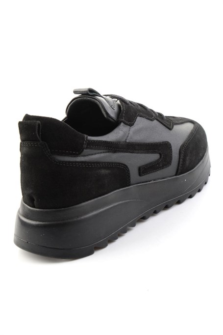 Siyah Süet  Kadın Sneaker K01854014102