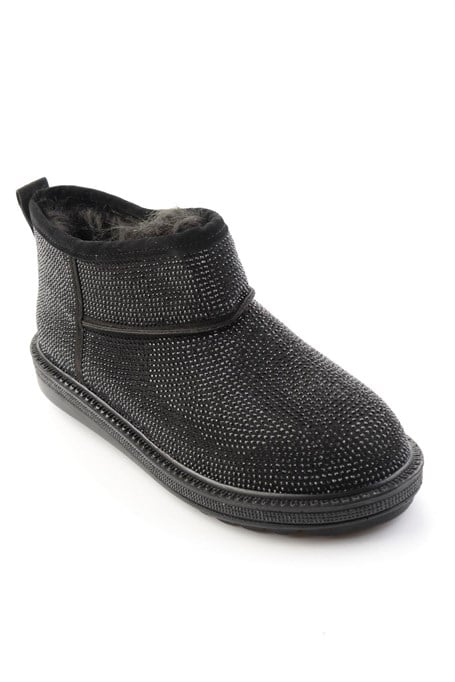 Siyah Taşlı  Kadın Bot & Bootie K02834260187