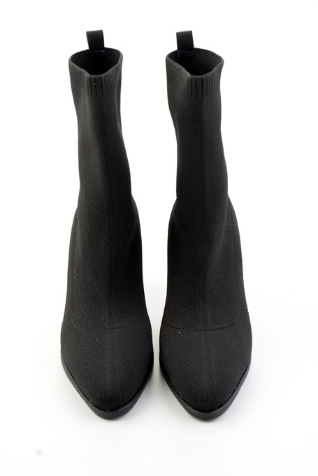 Siyah Triko  Kadın Bot & Bootie K02565010182