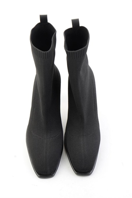 Siyah Triko  Kadın Bot & Bootie K02565010282