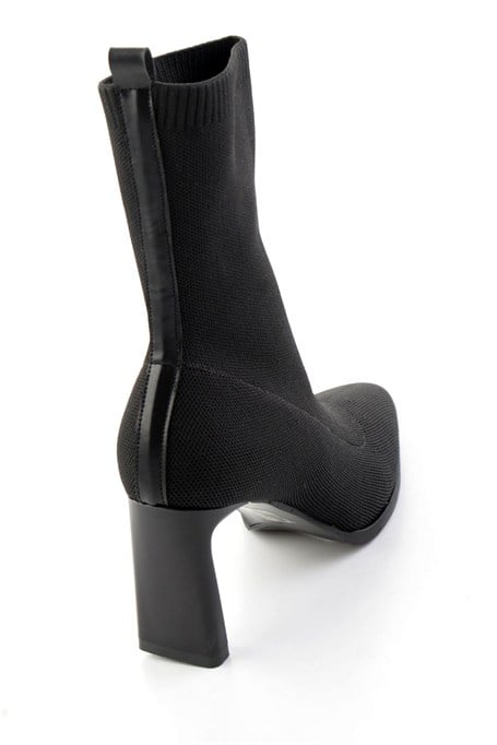 Siyah Triko  Kadın Bot & Bootie K02565010182