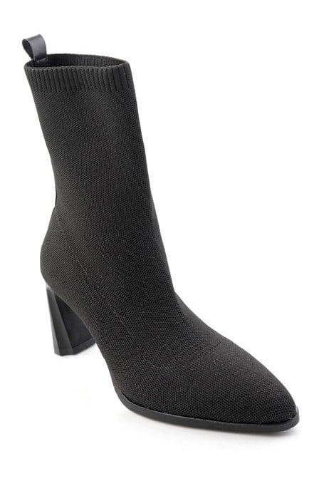 Siyah Triko  Kadın Bot & Bootie K02565010182
