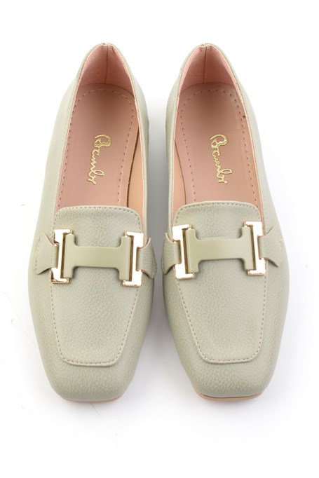 Su Yeşili  Kadın Loafer Ayakkabı K01641022709