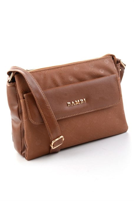 Taba Baskı Detaylı  Kadın Postacı Çanta C06650265710