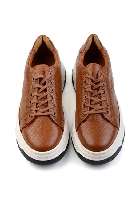 Taba Floter Hakiki Deri Erkek Sneaker E01401097940
