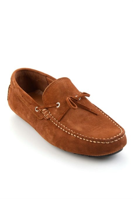 Taba Hakiki Deri Erkek Loafer Ayakkabı E01547009902