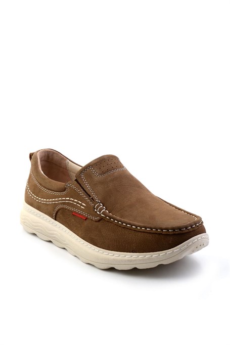 Taba Hakiki Deri Erkek Loafer Ayakkabı E01076880201