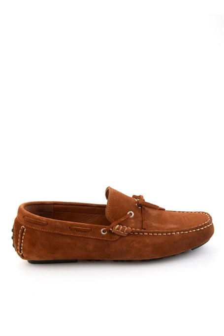 Taba Hakiki Deri Erkek Loafer Ayakkabı E01547009902
