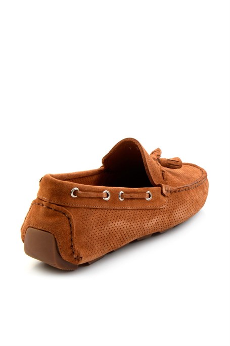 Taba Hakiki Deri Erkek Loafer Ayakkabı E01502120202