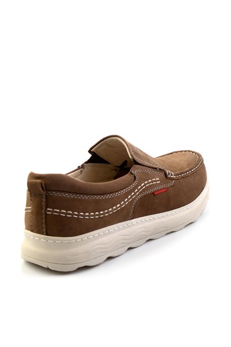 Taba Hakiki Deri Erkek Loafer Ayakkabı E01076880201