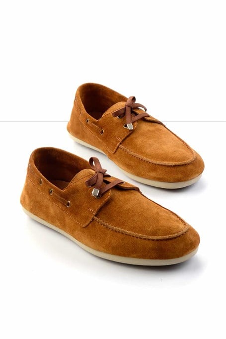 Taba Hakiki Deri Erkek Loafer Ayakkabı E01304409502