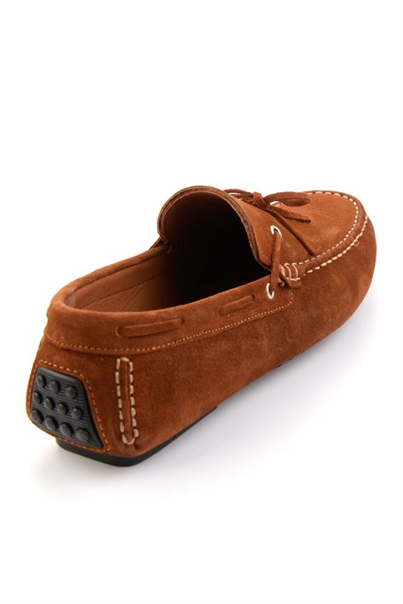 Taba Hakiki Deri Erkek Loafer Ayakkabı E01547009902