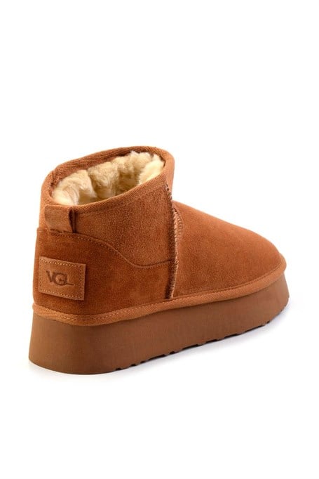 Taba Hakiki Deri Kadın Bot & Bootie K02422009002