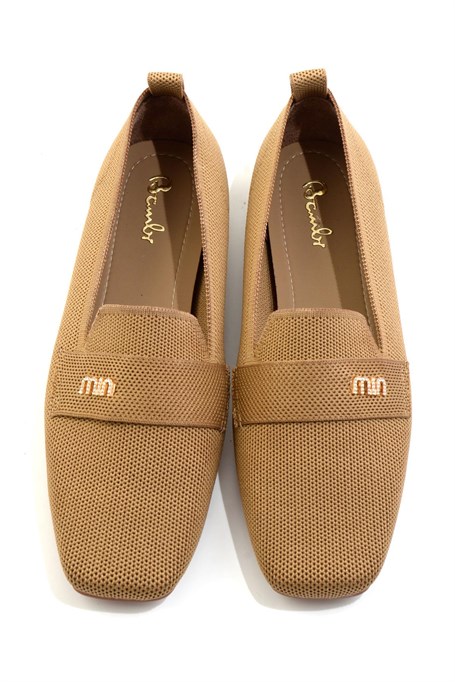 Taba  Kadın Loafer Ayakkabı K01327023382