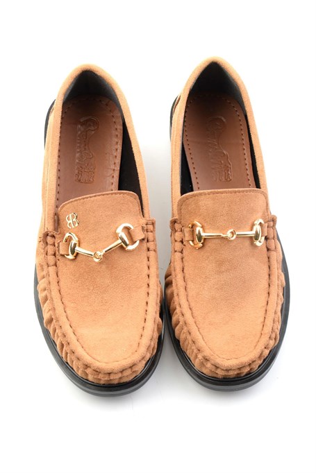 Taba  Kadın Loafer Ayakkabı K01503520972