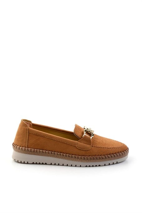 Taba  Kadın Loafer Ayakkabı K01536201002
