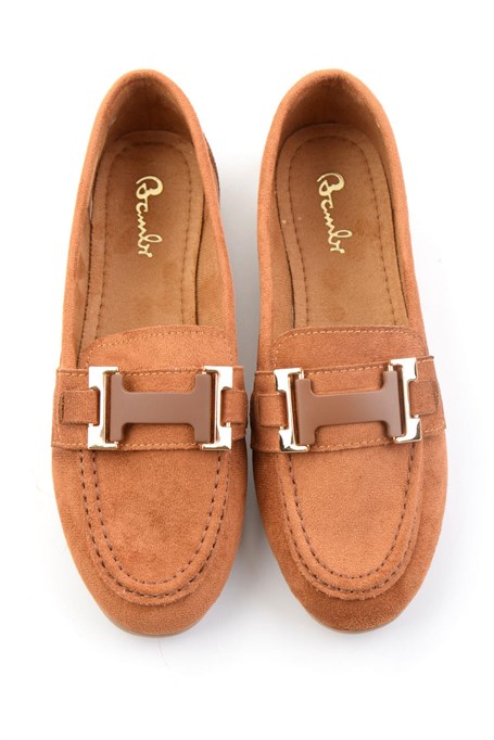 Taba  Kadın Loafer Ayakkabı K01542380672