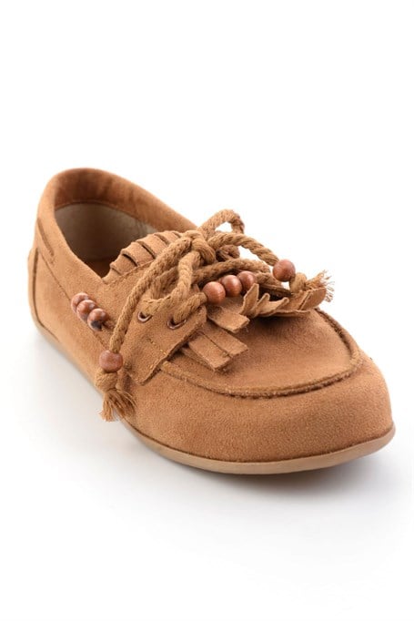 Taba  Kadın Loafer Ayakkabı K01566004872