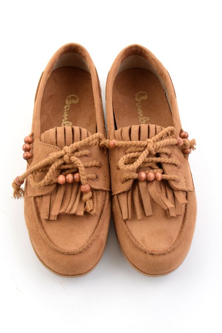 Taba  Kadın Loafer Ayakkabı K01566004872