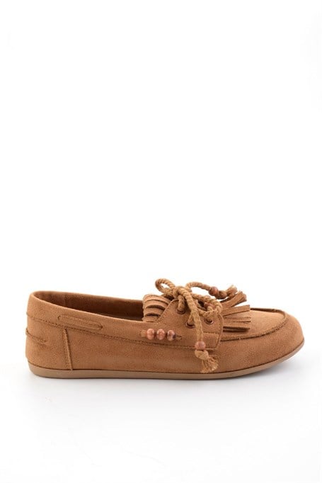 Taba  Kadın Loafer Ayakkabı K01566004872