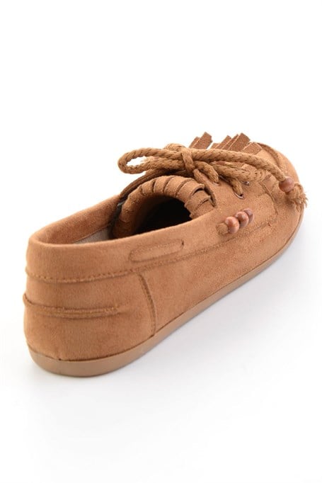 Taba  Kadın Loafer Ayakkabı K01566004872
