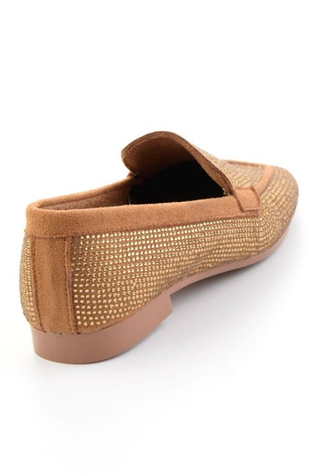 Taba  Kadın Loafer Ayakkabı K01671058087